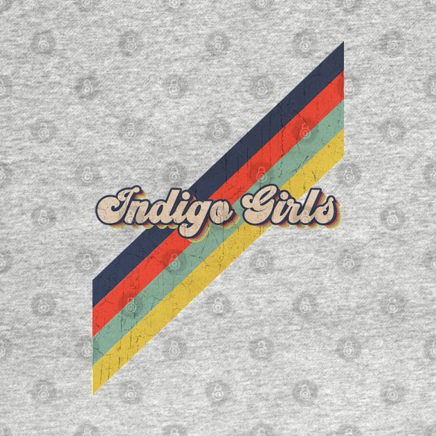 retro vintage color Indigo Girls by HarryMarket